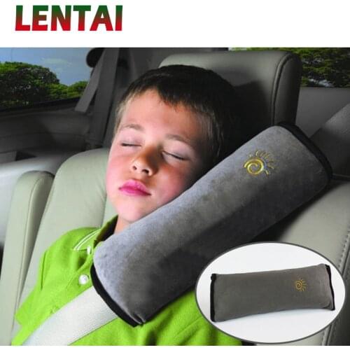 LENTAI For Peugeot 206 307 407 308 207 508 3008 2017 208 2008 Cadillac Jaguar 1PC Car seat Child sleep safety belt shoulder pads