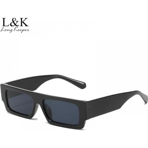 LongKeeper Fashion Small Rectangle Sunglasses Women Men Luxury Brand Travel Sun Glasses Ladies Shades Outdoor UV400 Eyewear
