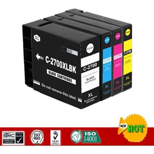 Compatible ink cartridge for Canon PGI2700 PGI 2700 suit for Canon MAXIFY IB4070 iB4170 MB5070 MB5170 MB5370 MB5470 etc