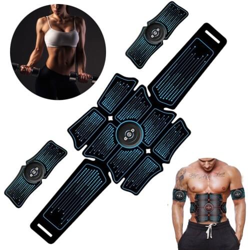 Electro Muscle Stimulation Abdominal Stimulator Electroestimulador Muscular Hip Trainer Body Slimming Sport Fitness Massage Gym