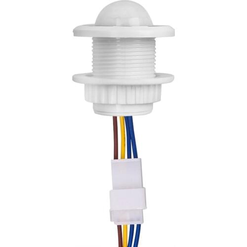 100-240V Mini Home Light Sensor Adjustable Time Delay LED PIR Infrared Motion Sensor Switch Mode Detector Light Switch