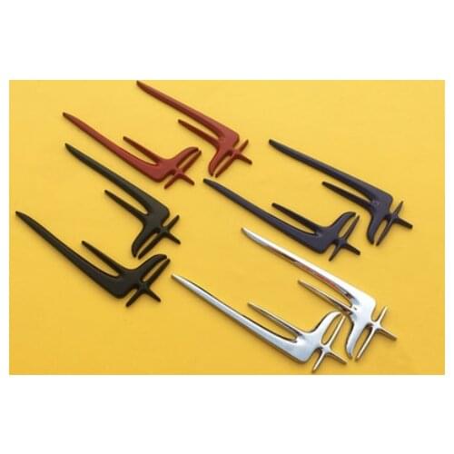 3D Metal L Extended Edition Auto Side Emblem Badge Decal Stickers E S Car Accessories