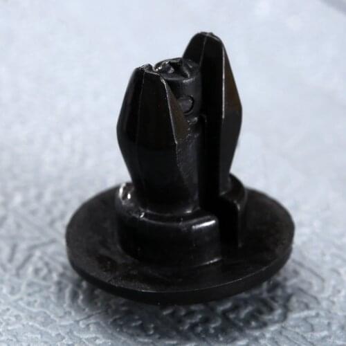 50Pcs Auto Fastener plastic Rivet Retainer Clips Bumper Pad Fender Engine Cover Car Door Trim Panel Clips 12.5mm Hole Push Type