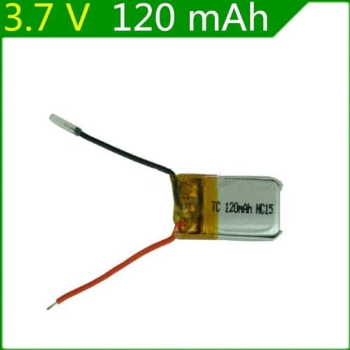 3.7V 120mAH 651523 Supply small rc aircraft accessories helicopter Battery Lipo Battery Li-polymer Battery