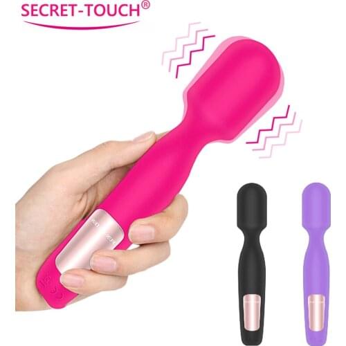 USB charged Sex Toys for Woman Vibrator Female Massager G Spot Vagina Clitoris Stimulator Dildo AV stick For Adult Sexshop