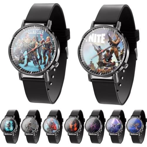 Fortnite Watch Men Kids Student Electronic Watches Game Anime Figure Fortress Night Toys for Children Birthday Christmas Gifts