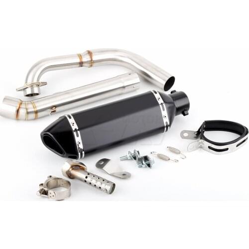 For Yamaha YZF R125 2014 2015 2016 2017 2018 YZFR 125 V2 14-18 Escape Slip-on Motorcycle Exhaust With Decat Head Link Pipe
