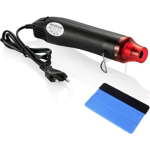 1 Set 220V Electric Hot Air Heat Gun+Knife Vinyl Film Wrapping Tools