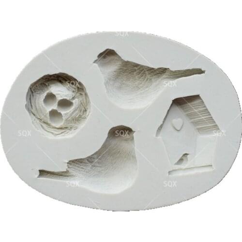 Bird / home / egg Shape Fondant Cake Baking Molds,Moule Silicone,Cake Decorating Tools Pastry Tools Kitchen Accessories SQ16121
