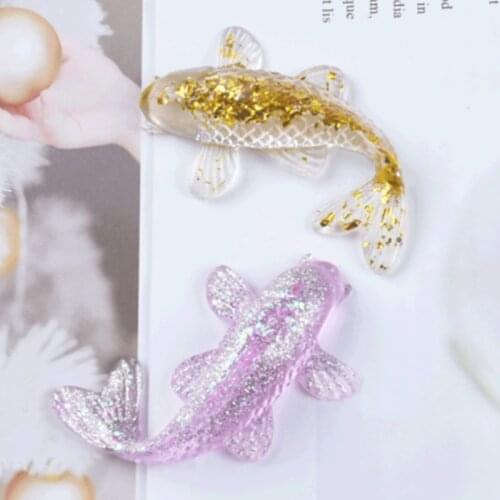 Fish Shape Epoxy Molds Transparent Silicone Mold Decorative Resin Mould Handmade DIY Crafts Pendant Making Jewelry Tools