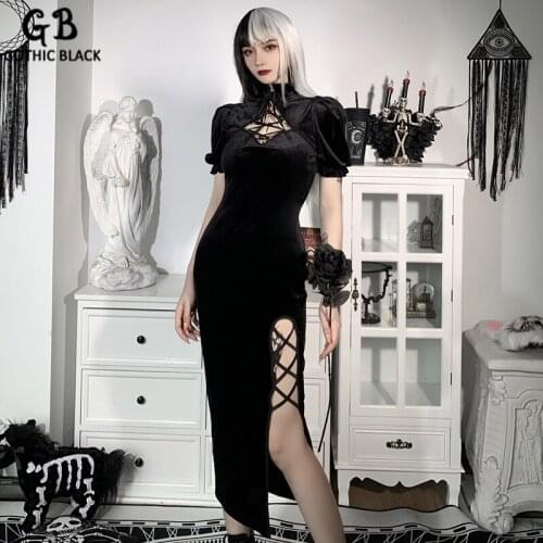 Пышные летние платья Gothic Black China At AliExpress