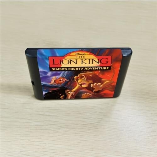 Lion King 2 II - 16 bit MD Games Cartridge For MegaDrive Genesis console