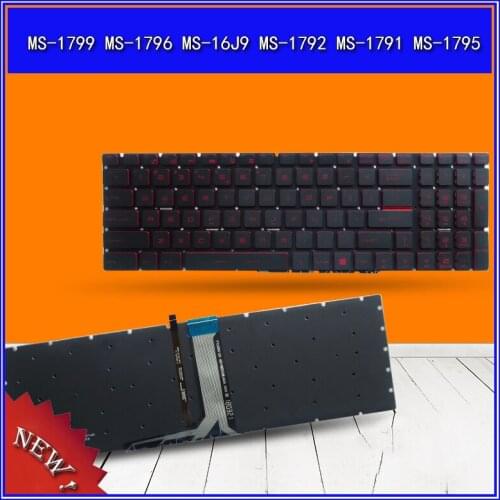 Laptop Keyboard for MSI MS-1799 MS-1796 MS-16J9 MS-1792 MS-1791 MS-1795 Notebook Replace Keyboard