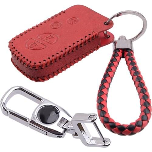 Car Leather 4 Button Smart Key Case Cover Fob Bag Fit for Lexus ES350 GS350 GS450h GS460 IS F IS250 IS350 LS460 LS600h LX570