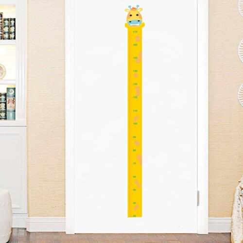 Creative Giraffe Height Rule Wall Decals Childrens Room home Decoration Cartoon wall Sticker Decor Poster diy Mural Art Decal