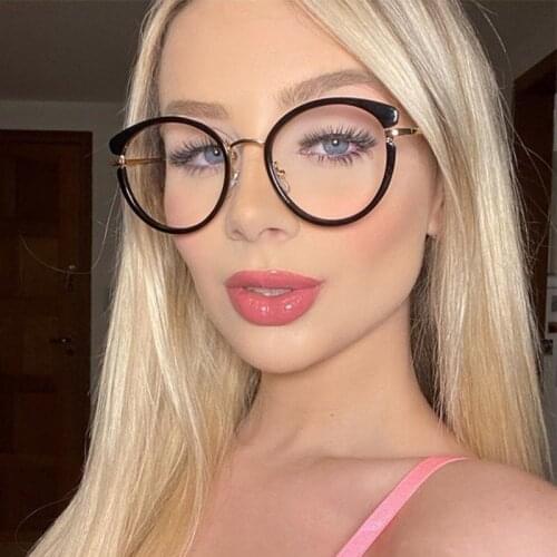 Trends Accessories Glasses Anti Blue Light Blocking Filter Computer Glasses Round Frame Reduces Radiation Protection Eyewear