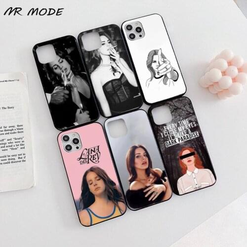Sexy singer model Lana Del Rey Phone Case for iPhone 11 12 pro XS MAX 8 7 6 6S Plus X 5S SE 2020 XR Soft silicone Cover Shell
