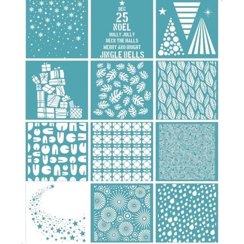 2021 new Christmas background Mask Stencil for DIY scrapbooking/Card Making B652
