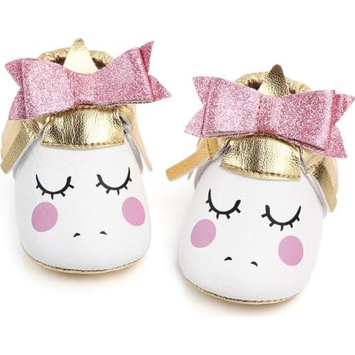 NEW Baby Shoes Newborn Boys Girls First Walkers Kids Toddlers Lace Up PU Leather Soft Soles 0-18 Months