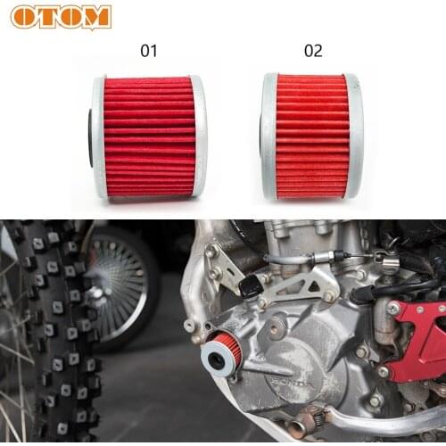 OTOM Motocross Oil Filters High Quality Filter Paper Element Engine Fuel Filtration Cleaner For HONDA CRF150R CBR250R Motorcycle