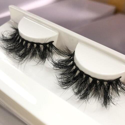 Buzzme 3D Real Mink Fur Eyelashes Fluffy 15-18mm False Lashes Reusable Cruelty Free Makeup Beauty
