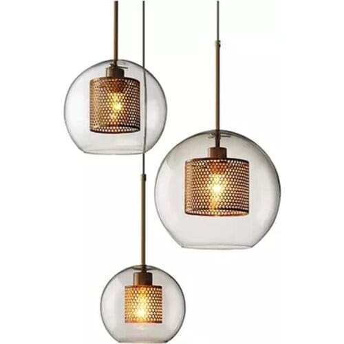 Modern Glass Led Pendant Lights Nordic Hanging Lamp Living Room Loft Industrial Decor Kitchen Light Fixture Suspension Luminaire