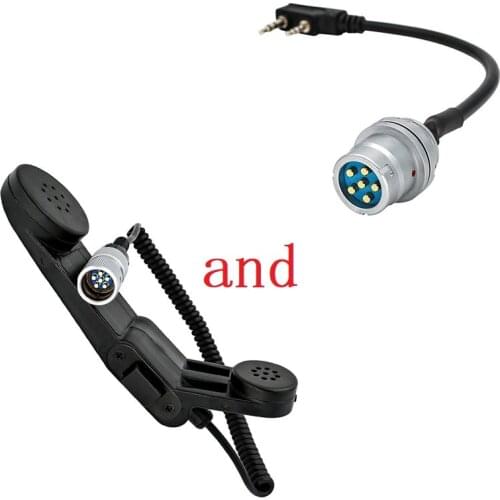 Tactical AN/PRC 152148152A Radio virtual receiver virtual model PRC PTT 6-pin H250 PTT and PRC cable U283