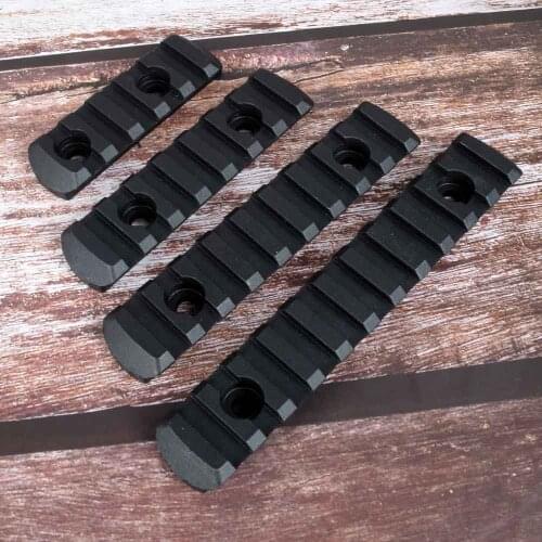 4 pcs/set Tactical Airsoft Polymer Picatinny Rail M-LOK for MOE Handguard Laser Scope Hunting accessories