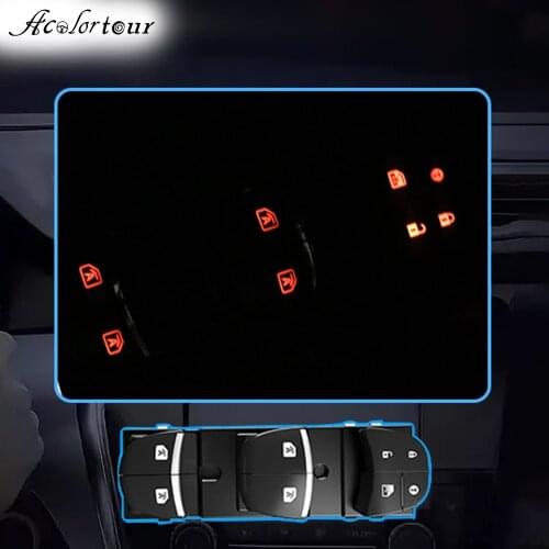 For Nissan X-Trail T32 2018 Window Control Switch LED Intelligent Four Window Lifter Remote Close Controller Refit Button RHD