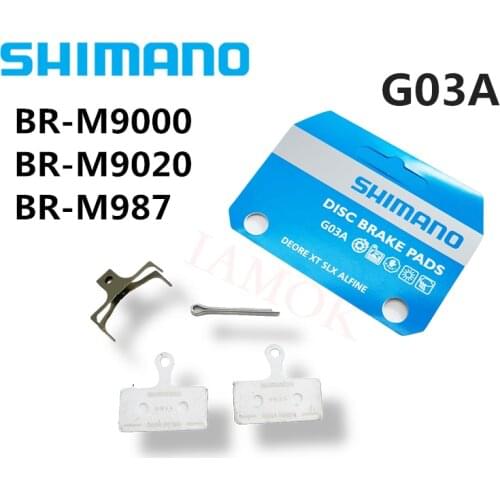 SHIMANO XTR Mountain Bike G03A Narrow Resin Disc Brake Pads for Iamok BR-M9000/M9020/M987 with Spring 2-Piston Bicycle Parts