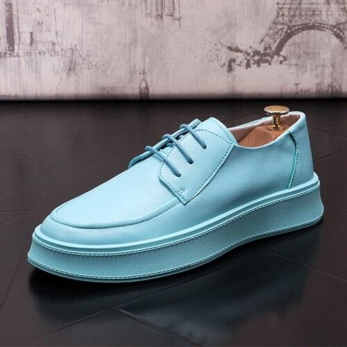 British Mens White Casual Comfort Shoes Fashion Designer Round Toe Lace Up Trending Leisure Zapatos Spring Fall Size 38-43 ERRFC