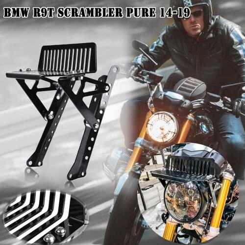 Upper Front Luggage Rack For BMW R nine T R NINET NINE-T R9T Scrambler Pure Headlight Accessories 2019 2018 2017 2016 2015 2014