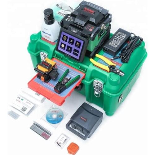 Core Alignment Optical Fiber Komshine GX37 Fusion Splicer Splicing Machine Multi-function FTTH fiber welding Multi language