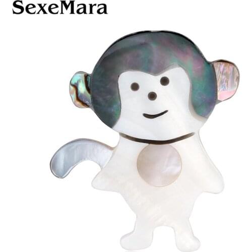 SexeMara Acrylic Brooch Cartoon Women Girl Metal Pins Badges Brooche For Backpacks Clothing Accessories Fashion Jewelry Gift