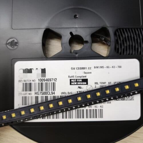 10PCS GW CSSRM1.CC-MS-6G-K2-700 3030 WHITE SMD LED, 5700K 210-280LM CRI:90 , Viewing Angle: 120 , GW CSSRM1.CC