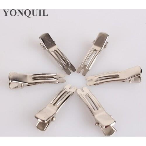 200PCS/LOT 35MM Girls Hair Clips DIY Alligator Duckbill Crocodile Alligator Clips for DIY Hair Bows Girl Hair Flower Wholesale