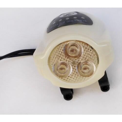 3 in1 Headlight Frontlight Halogen lamp for Electric Bike Scooter 24V 36V 48V Light with Horn