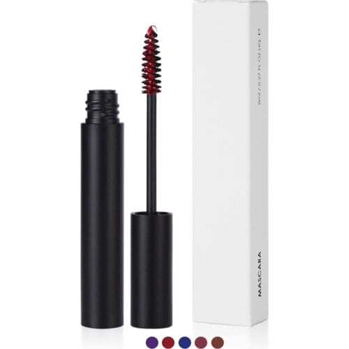 4 Colors Colorful Mascara Private Label Eyelash Mascara Brush Waterproof Makeup No Blooming Non-Fading Make Up Cosmetics