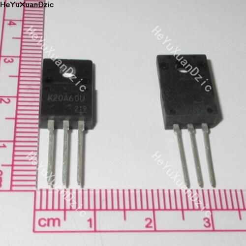 5Pcs/Lot TK20A60U K20A60U N-Ch FET 600V 20A 12s IDSS 100 uA TO-220F New Original Product