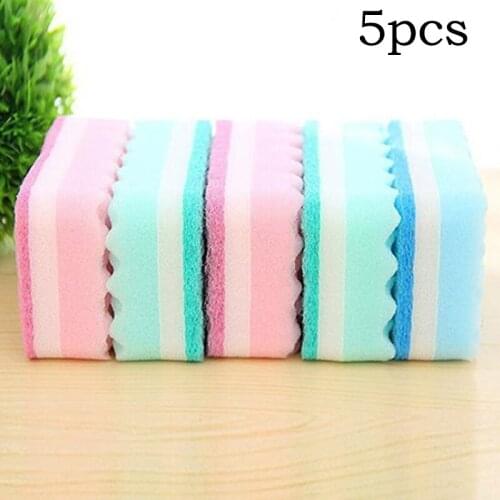 5pcs Cleaning Sponges Melamine Foam Sponge Magic Sponge Eraser Melamine Cleaner Tools for Kitchen Office Bathroom