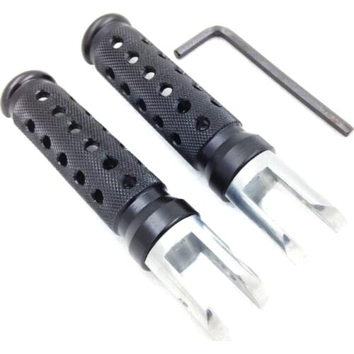 Aftermarket Motorcycle PartsBlack Foot Pegs For honda F2 F3 F4 F4i CBR600 900 929 954 1000 RR VFR750F CB1000 BLACK