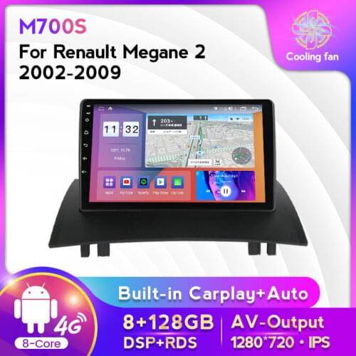 MEKEDE 4G SIM Android car radio multimedia player For Renault Megane 2 2002 2003-2009 gps bluetooth wifi dsp audio 2din dvd