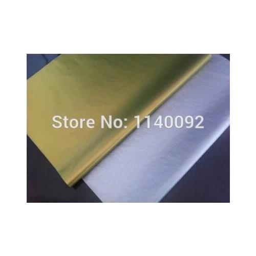 Free shipping 54x75cm DIY golden printing gift craft clothing shoes bag wrapping paper/christmas festival wedding packing paper