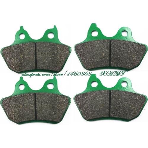 For HARLEY 1450 FLST FLSTI Heritage Softail 2006 Disc Brake Pads Pill Front Rear