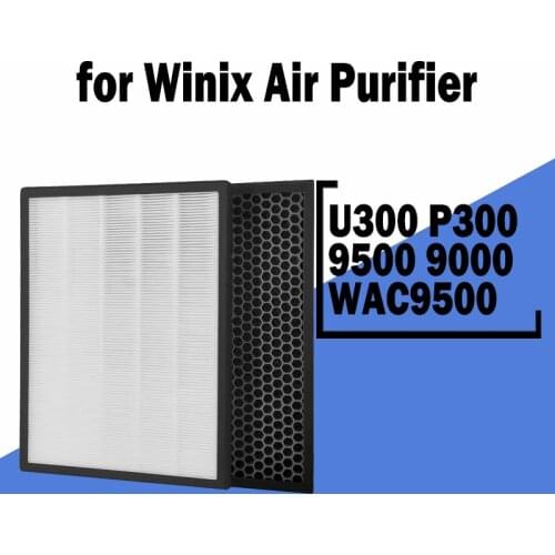 H13 Hepa Activated Carbon Filter B for WINIX U300 P300 9500 9000 WAC9500 Air Purifier