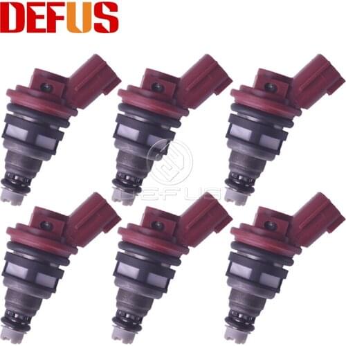 DEFUS 6X Fuel Injector Injection Nozzle 16600-96E01 A46-00 For Maxima 1992-1999 Infiniti I30 1996-1999 16600-96E00 Car-styling