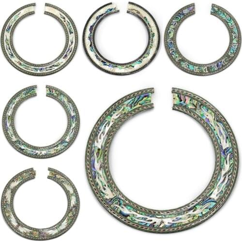 Real Abalone Colorful Shell Mosaic Guitar Circle Sound Hole For Classical Guitars Decal Accessories Promotion