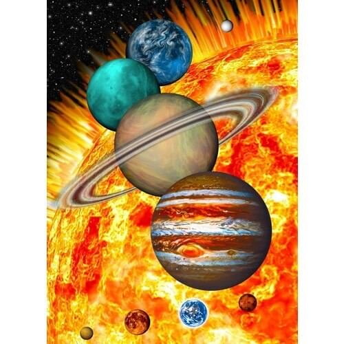 Nova Puzzle Solar System-Planets-1000 Piece Jigsaw Puzzle