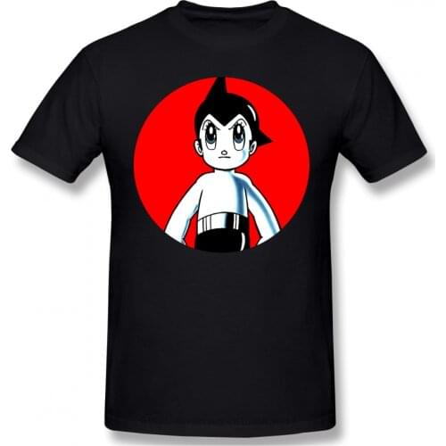 Tetsuwan Atom Japenese Anime 2020 New Arrival T-Shirt Astro Boy Crewneck Cotton for Men