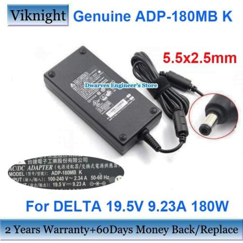 Genuine ADP-150MB ADP-180MB K 19.5V 9.23A 180W Delta AC Power Supply Adapter for MSI GS63VR 6RF MS-16K2 SERIES GS65 GS73 GE73